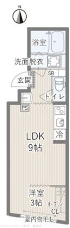 モント竹ノ塚の物件間取画像